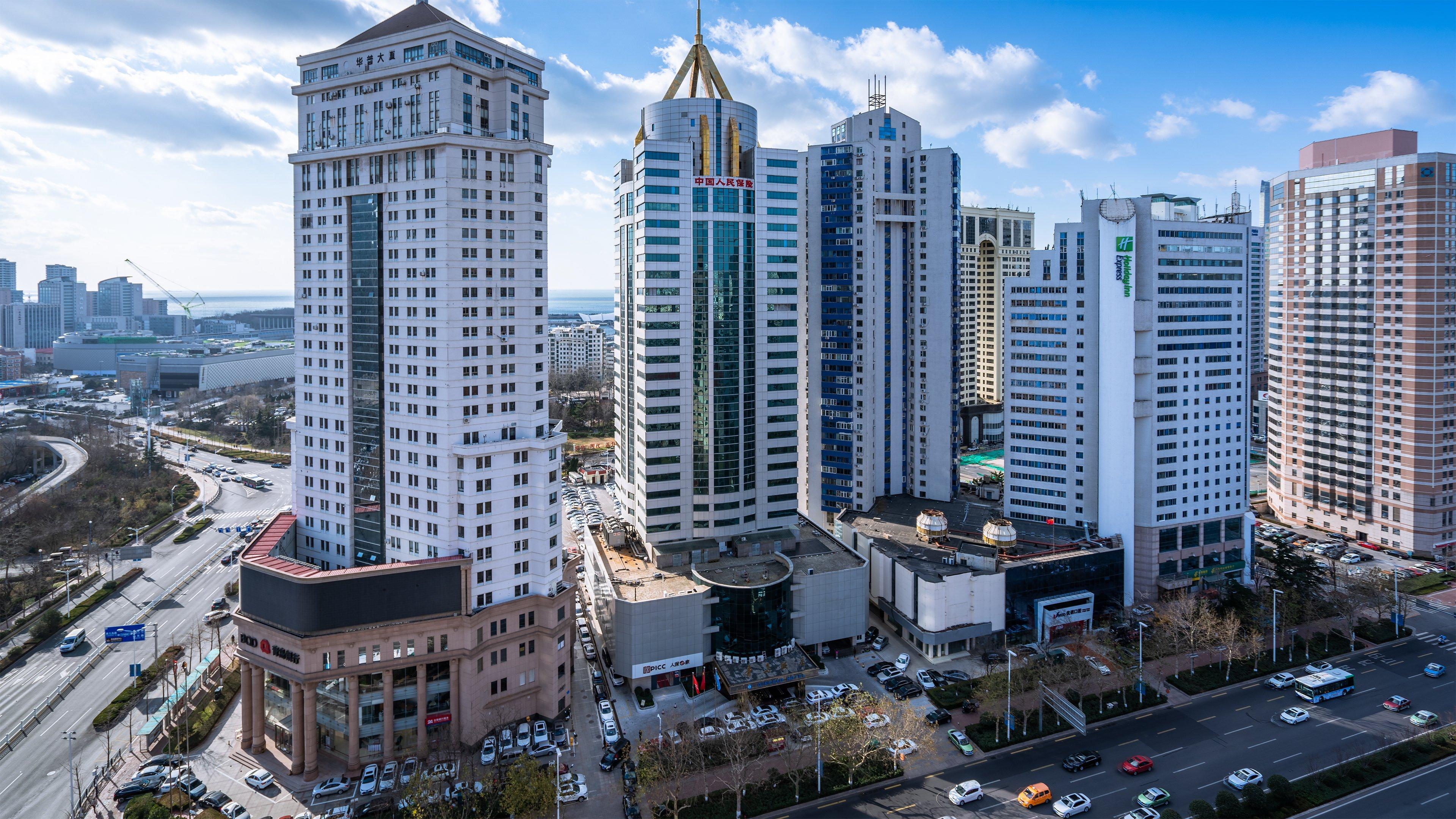 Holiday Inn Express Qingdao City Center By Ihg ภายนอก รูปภาพ